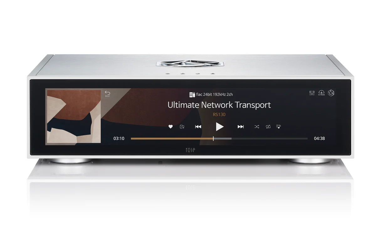 HiFi Rose RS130 HiFi Rose RS130 Network Transport silver front low