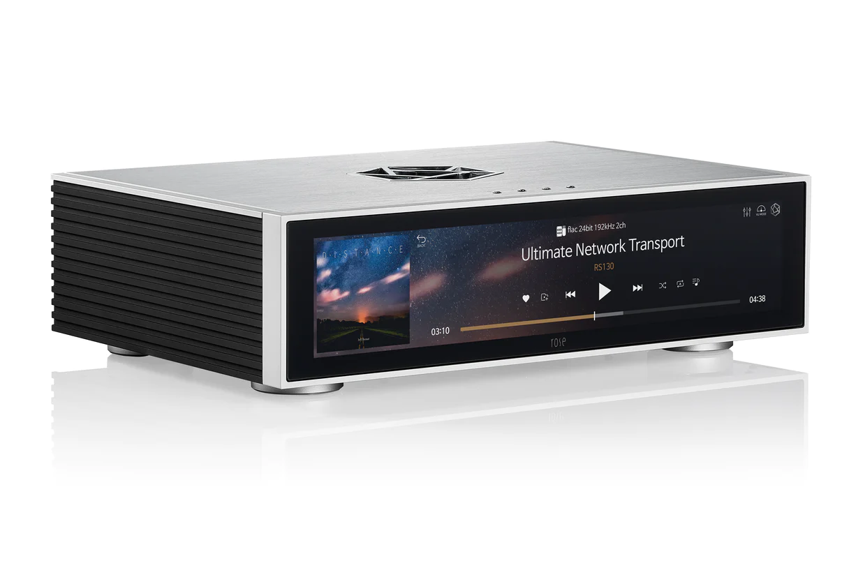 HiFi Rose RS130 HiFi Rose RS130 Network Transport silver left low top